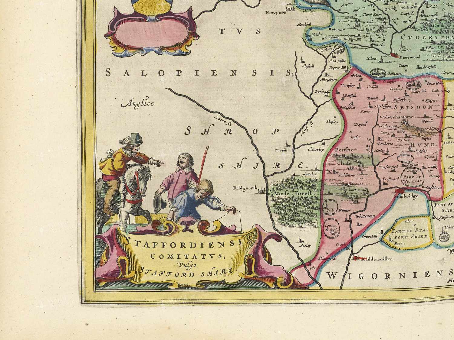 Map bottom left quadrant