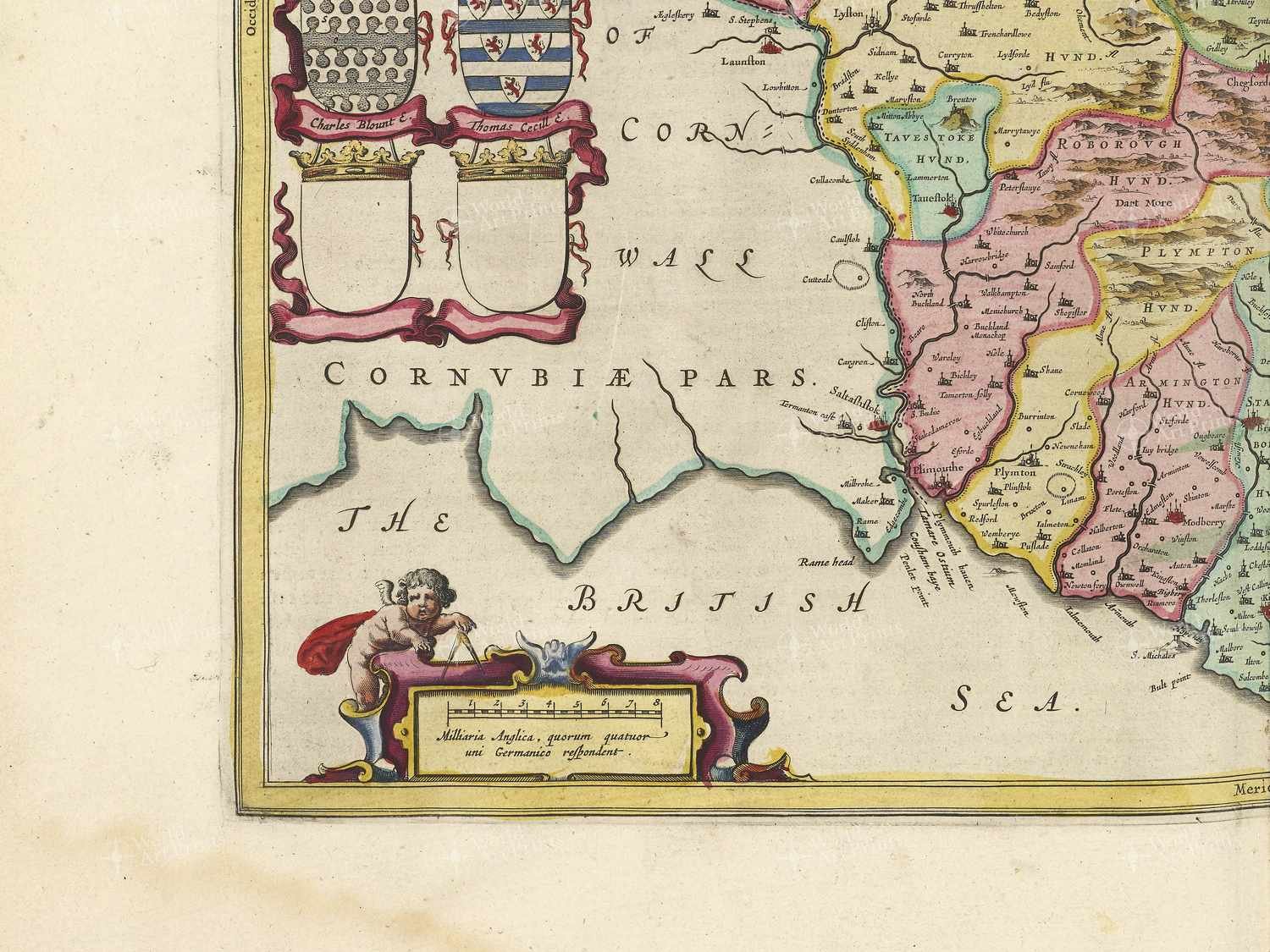 Map bottom left quadrant