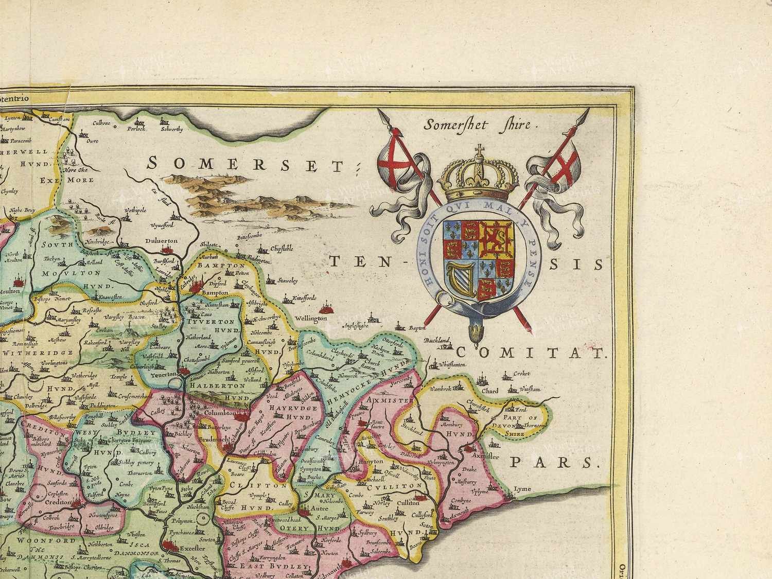 Map top right quadrant