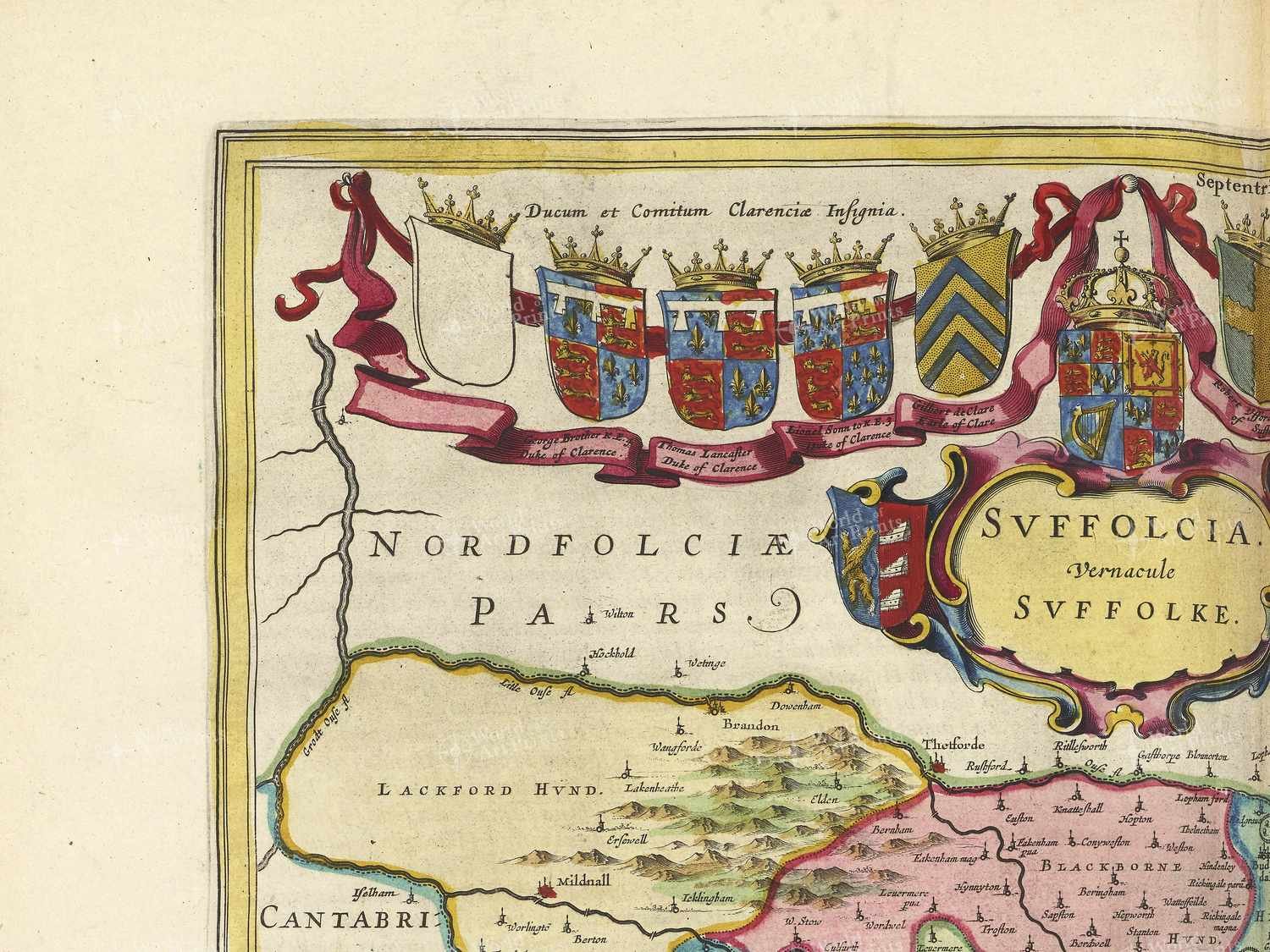 Map top left quadrant