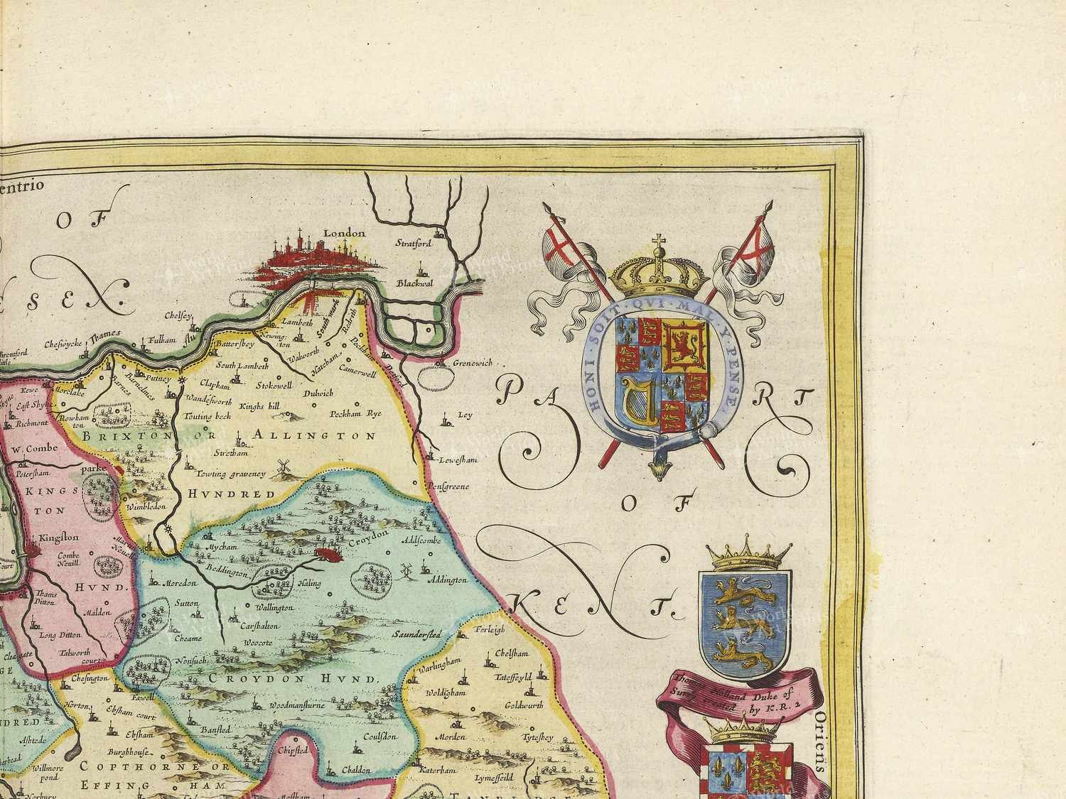 Map top right quadrant
