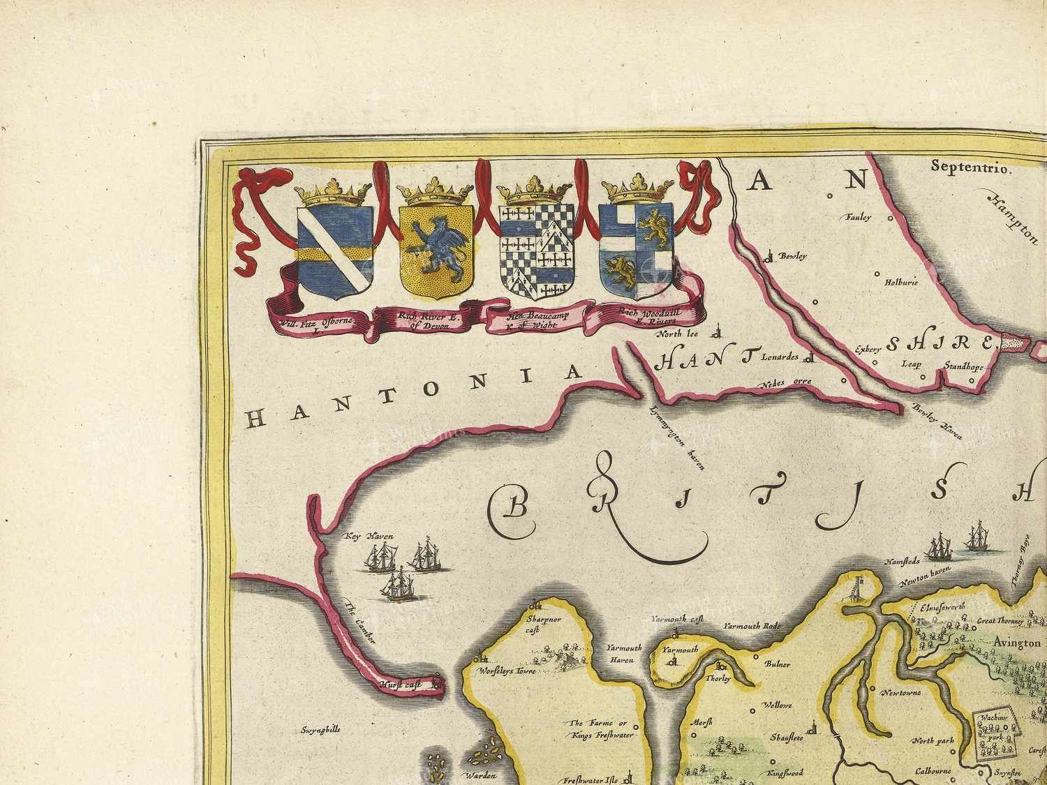 Map top left quadrant