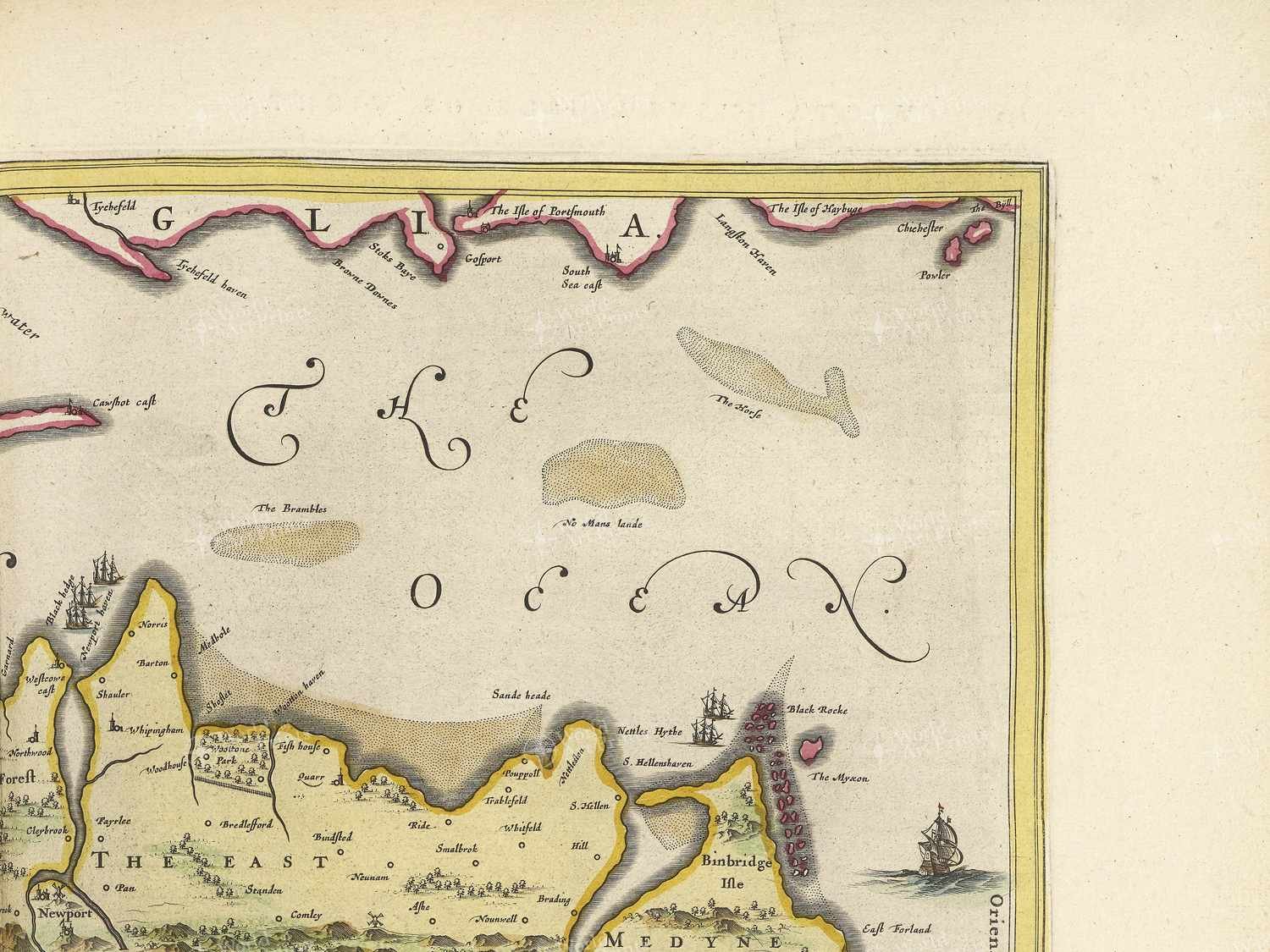 Map top right quadrant