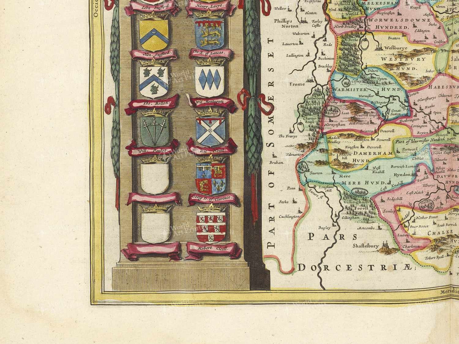 Map bottom left quadrant