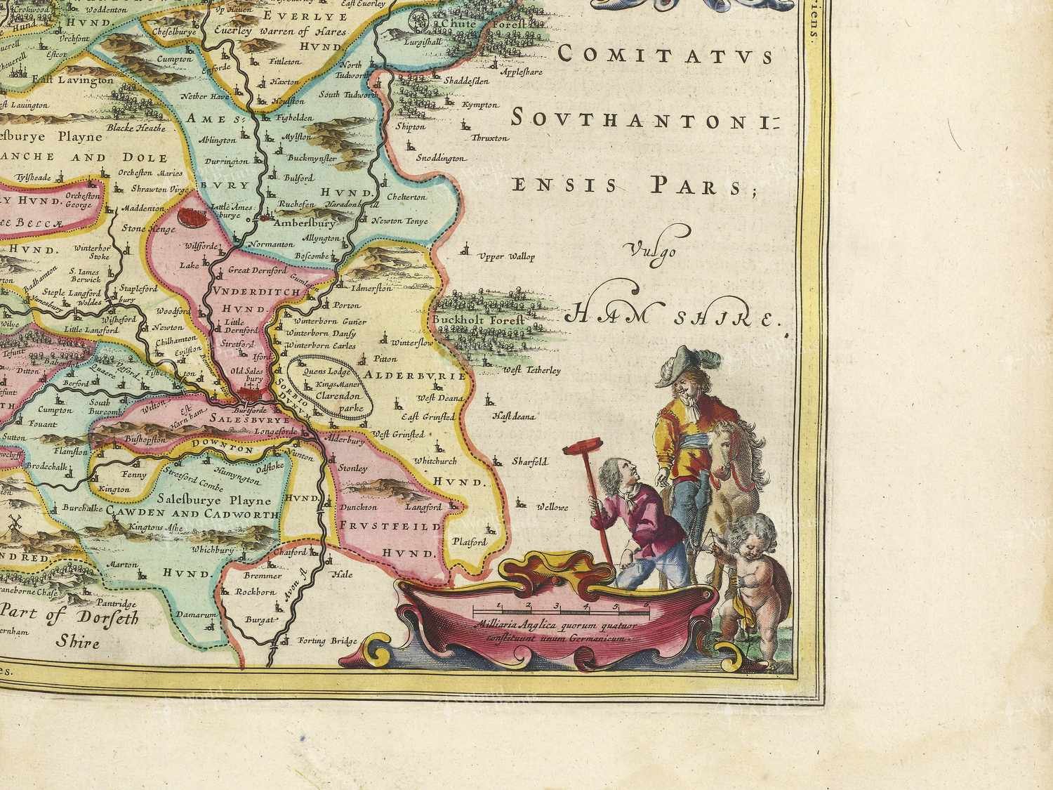Map bottom right quadrant
