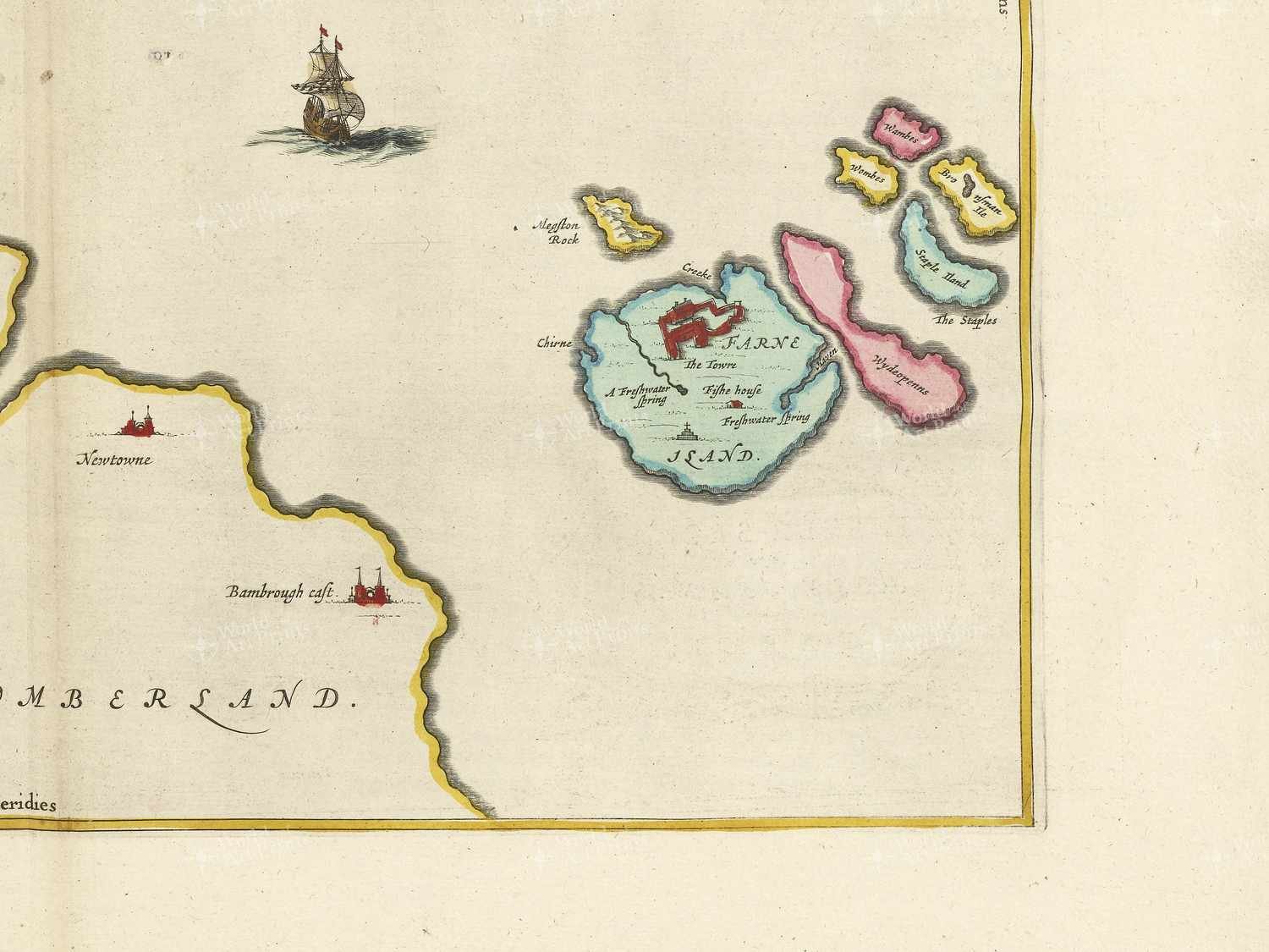 Map bottom right quadrant