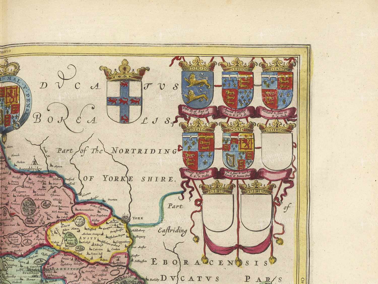 Map top right quadrant