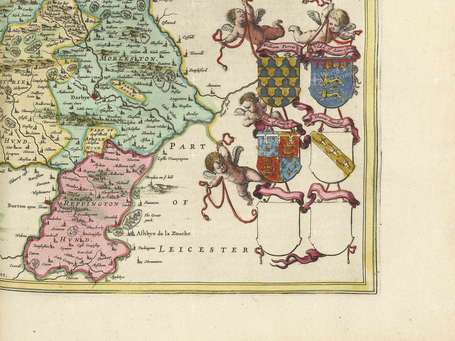 Map bottom right quadrant