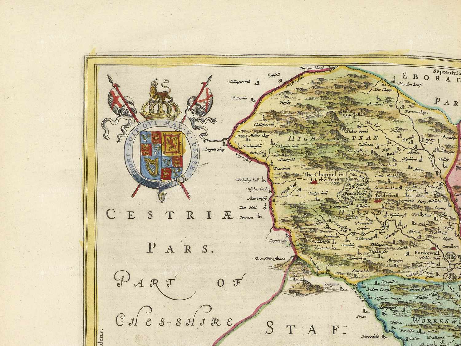 Map top left quadrant