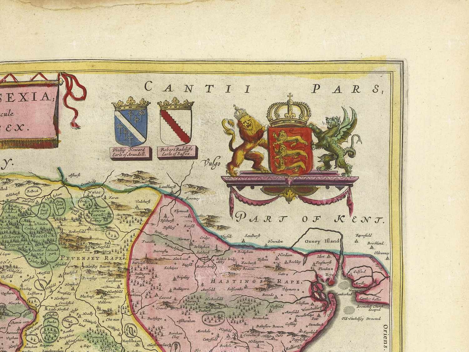 Map top right quadrant