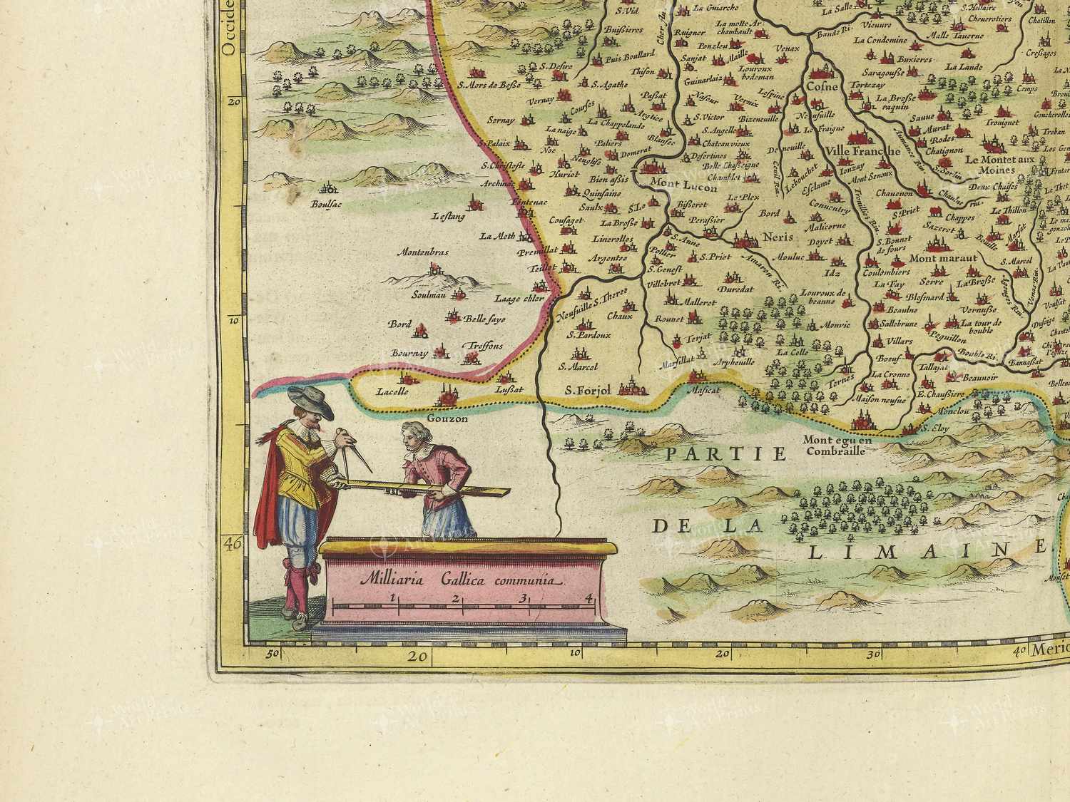 Map bottom left quadrant