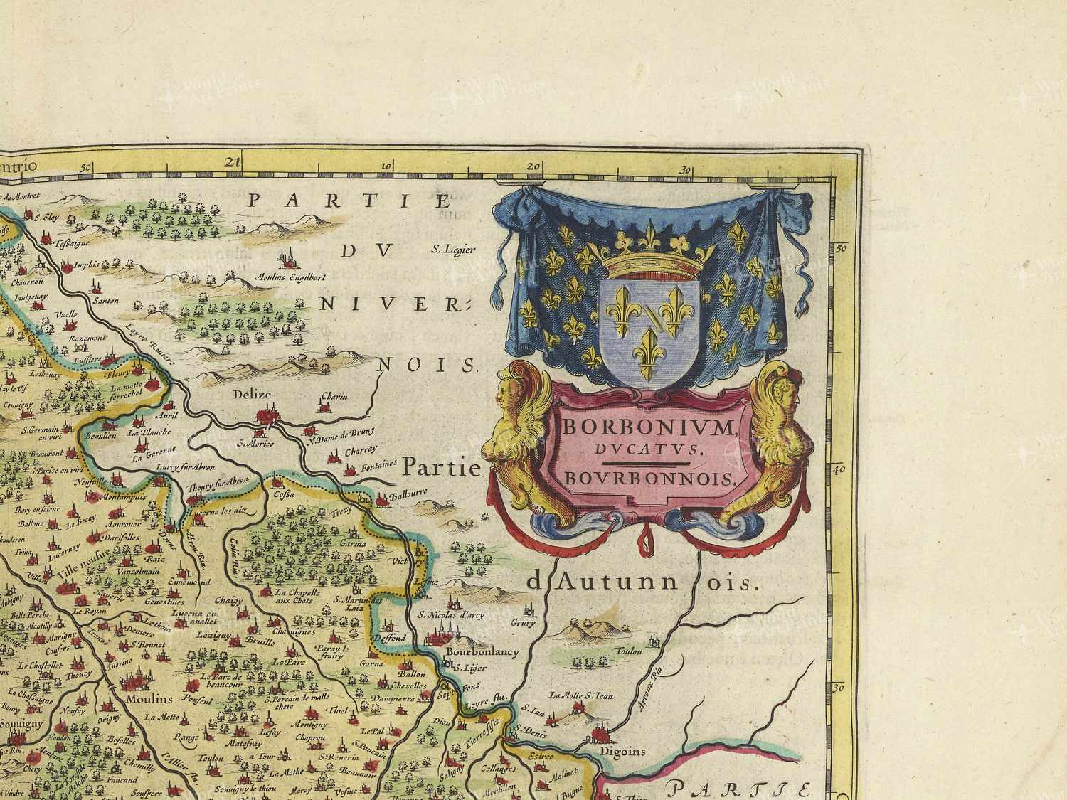 Map top right quadrant