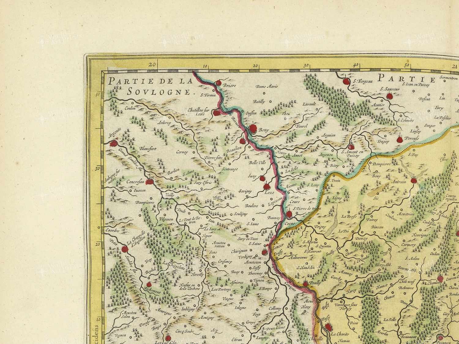 Map top left quadrant