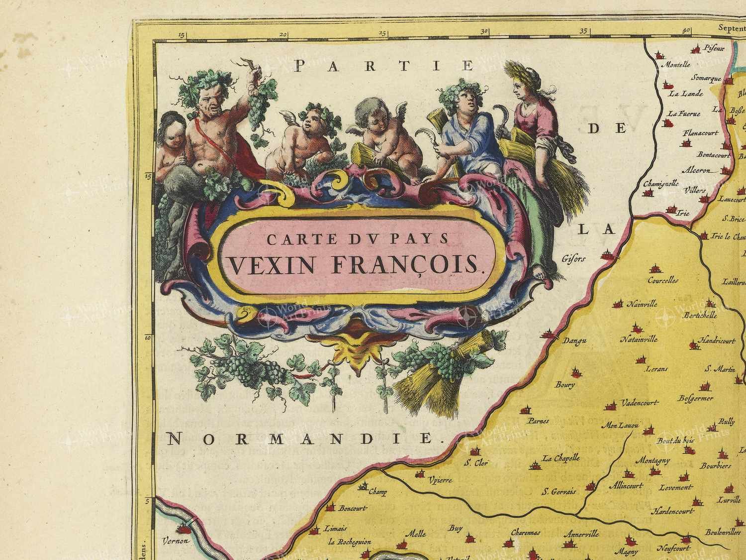 Map top left quadrant