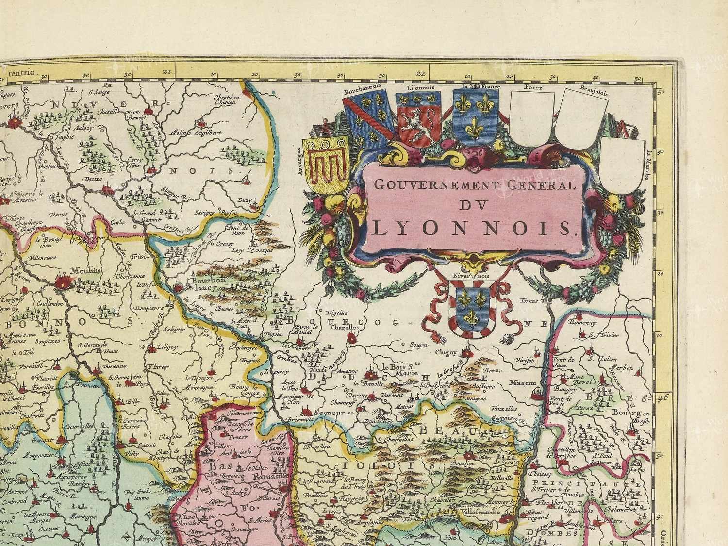 Map top right quadrant