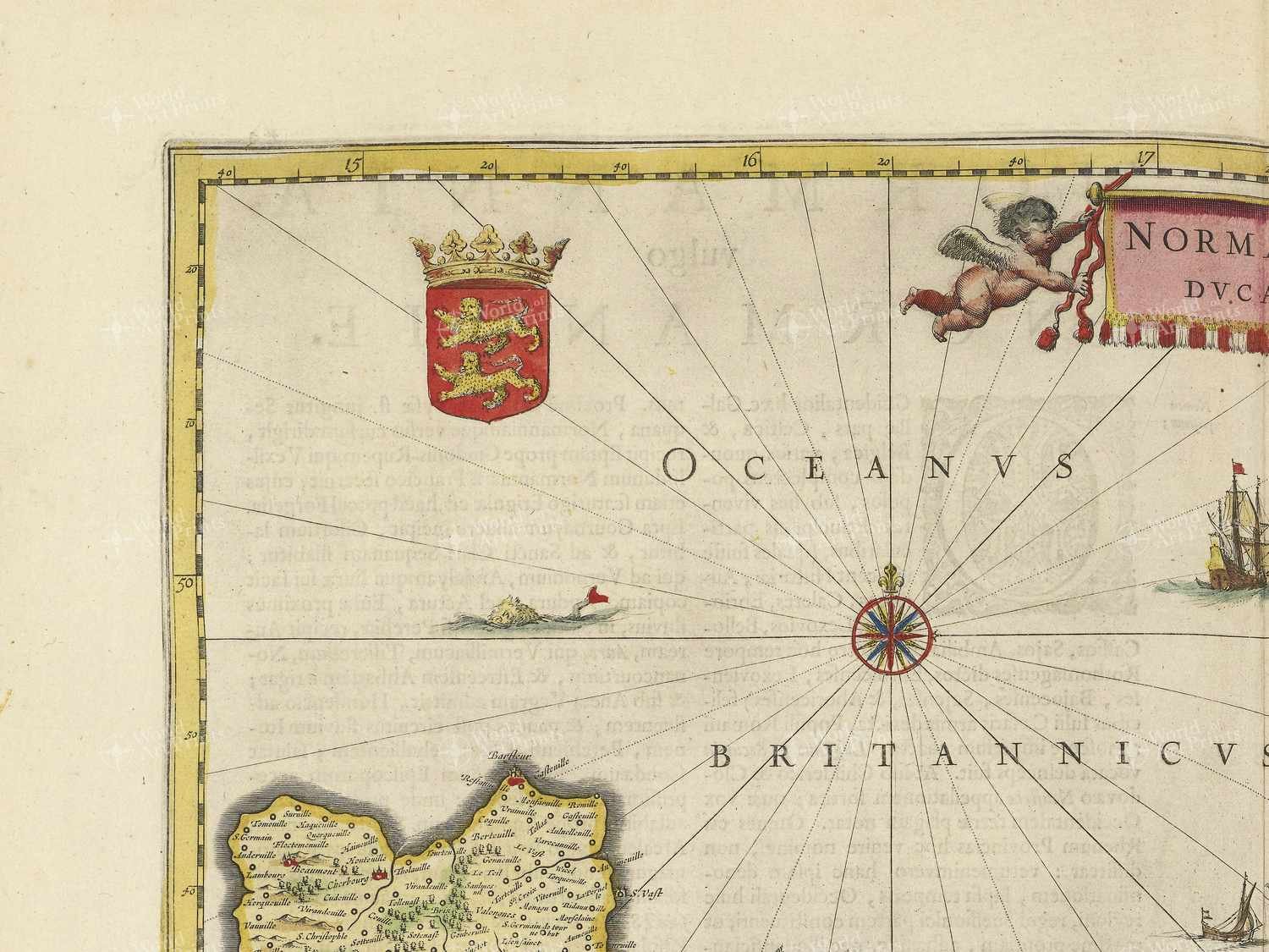 Map top left quadrant