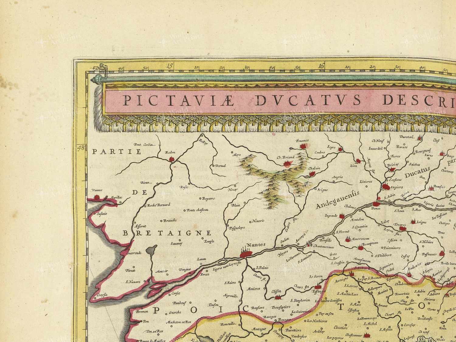 Map top left quadrant