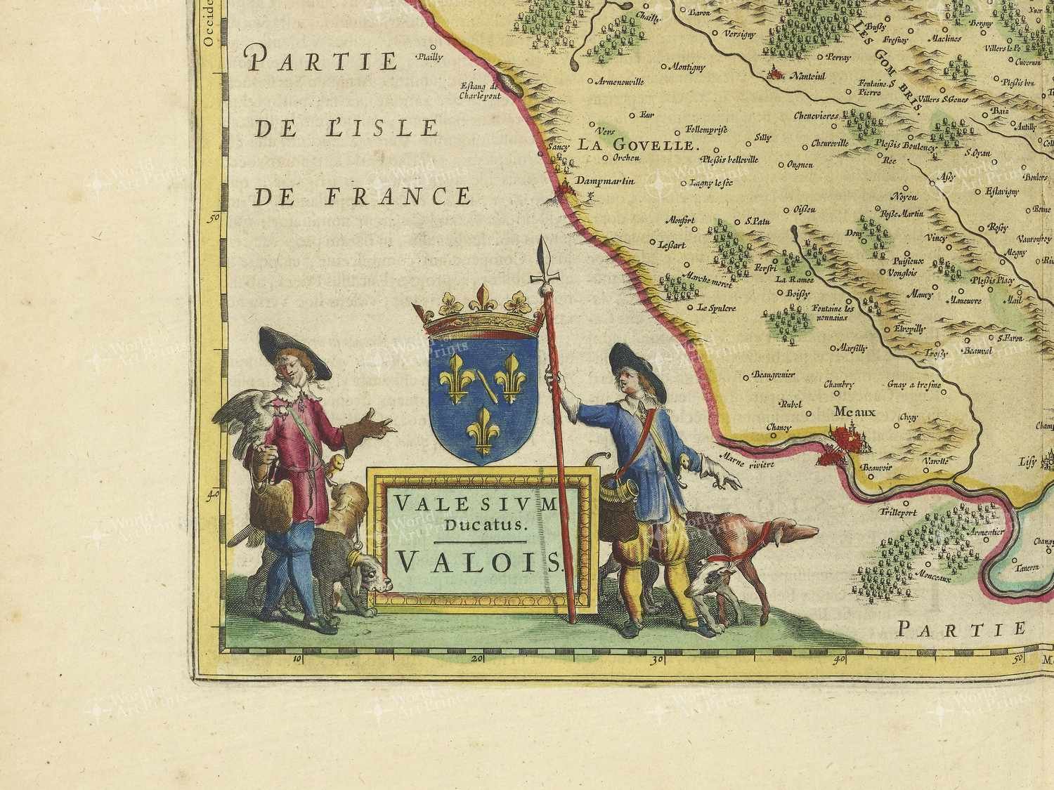 Map bottom left quadrant