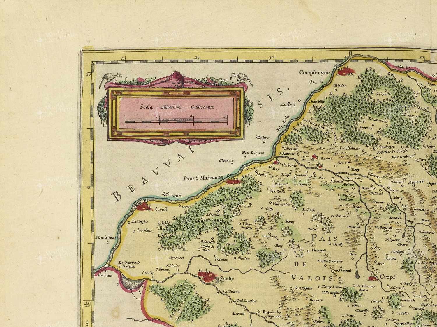 Map top left quadrant