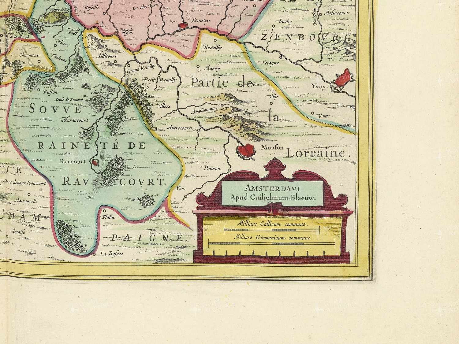 Map bottom right quadrant