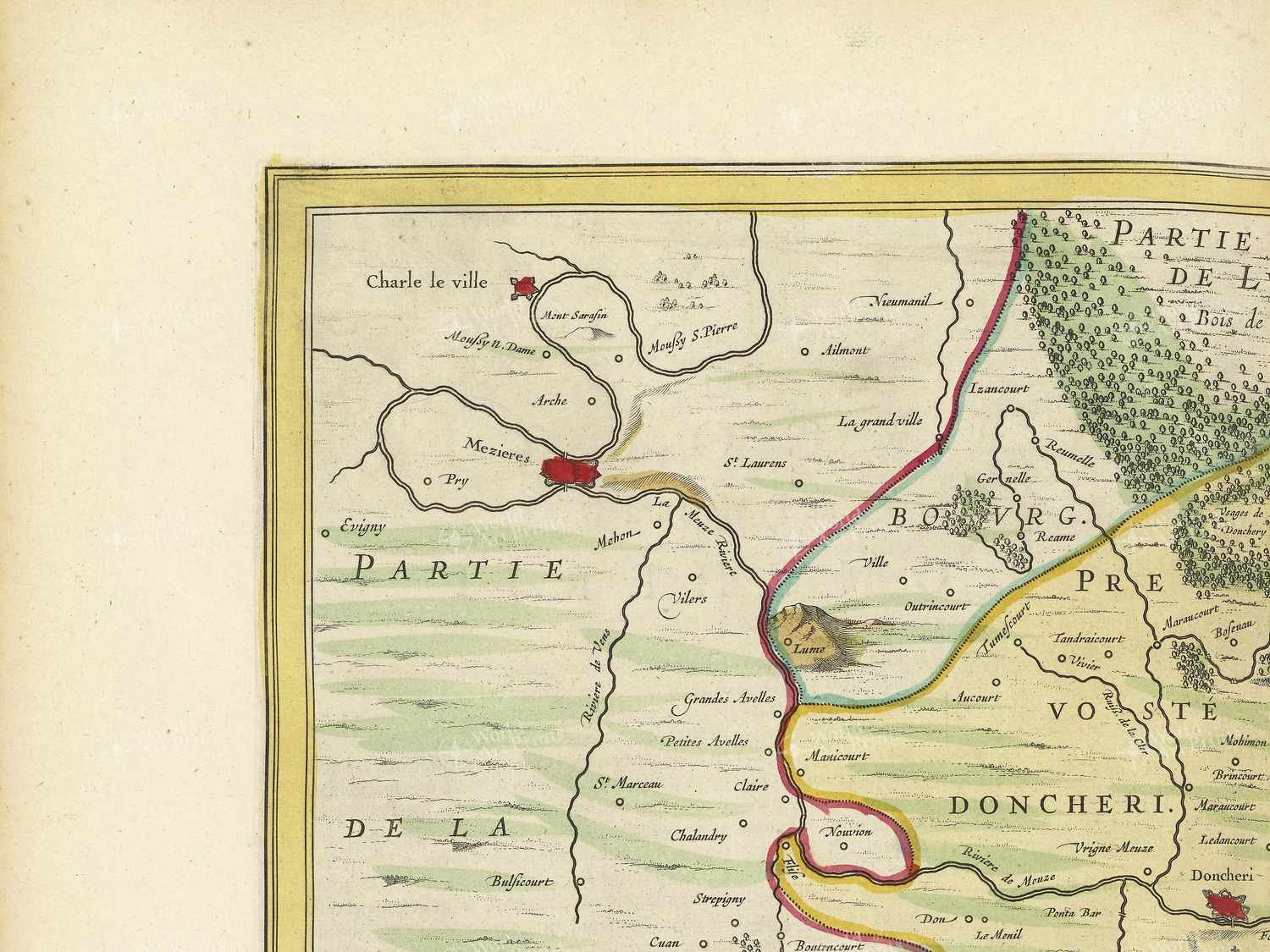 Map top left quadrant