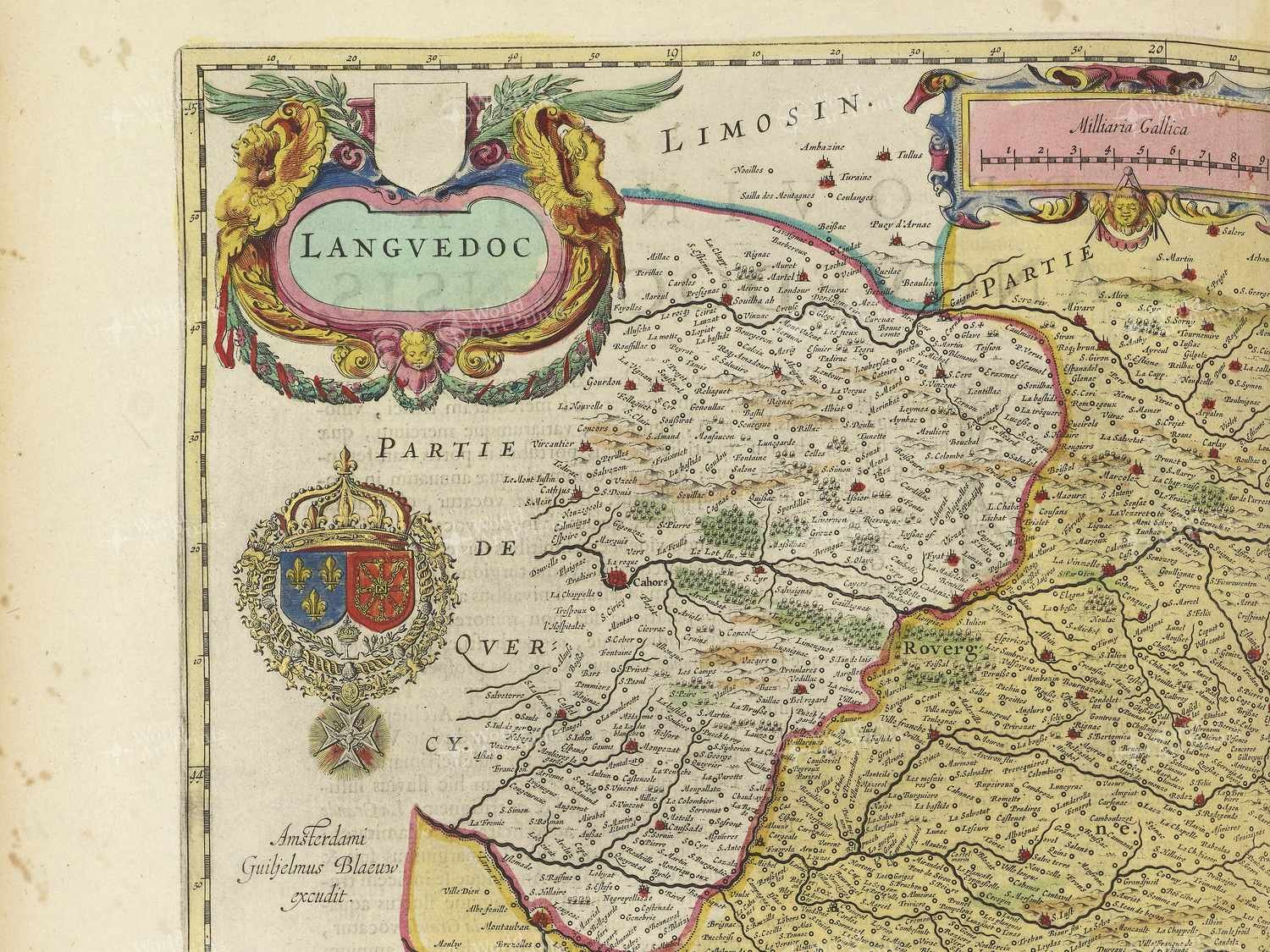 Map top left quadrant
