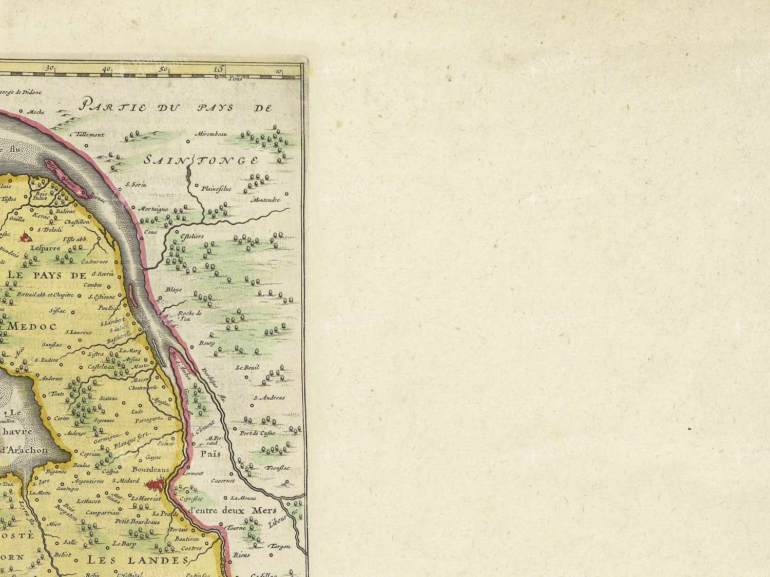 Map top right quadrant