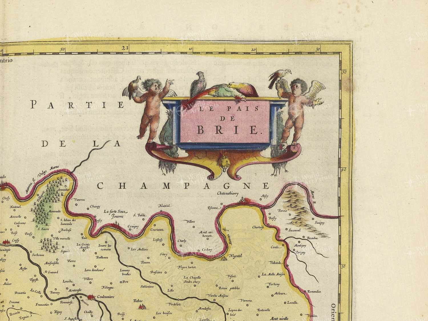 Map top right quadrant