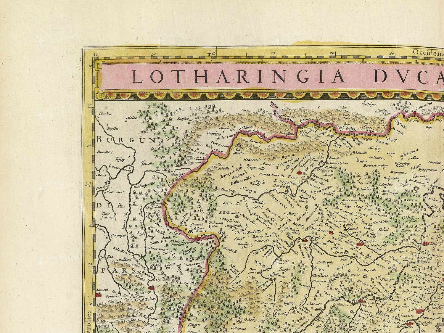 Map top left quadrant
