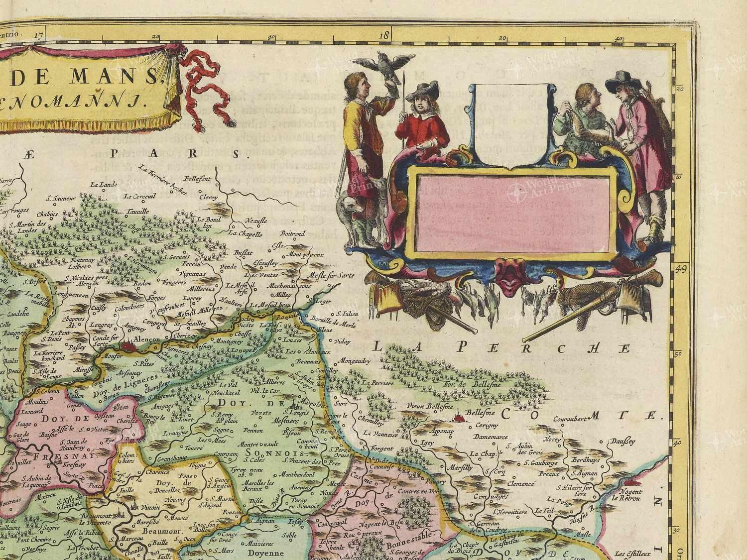 Map top right quadrant