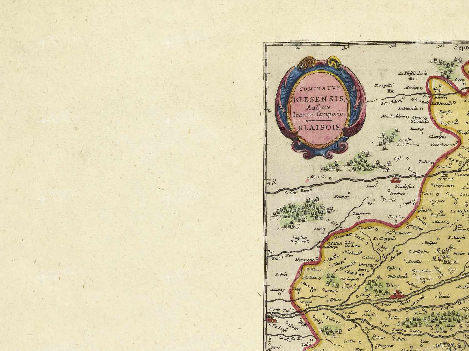 Map top left quadrant