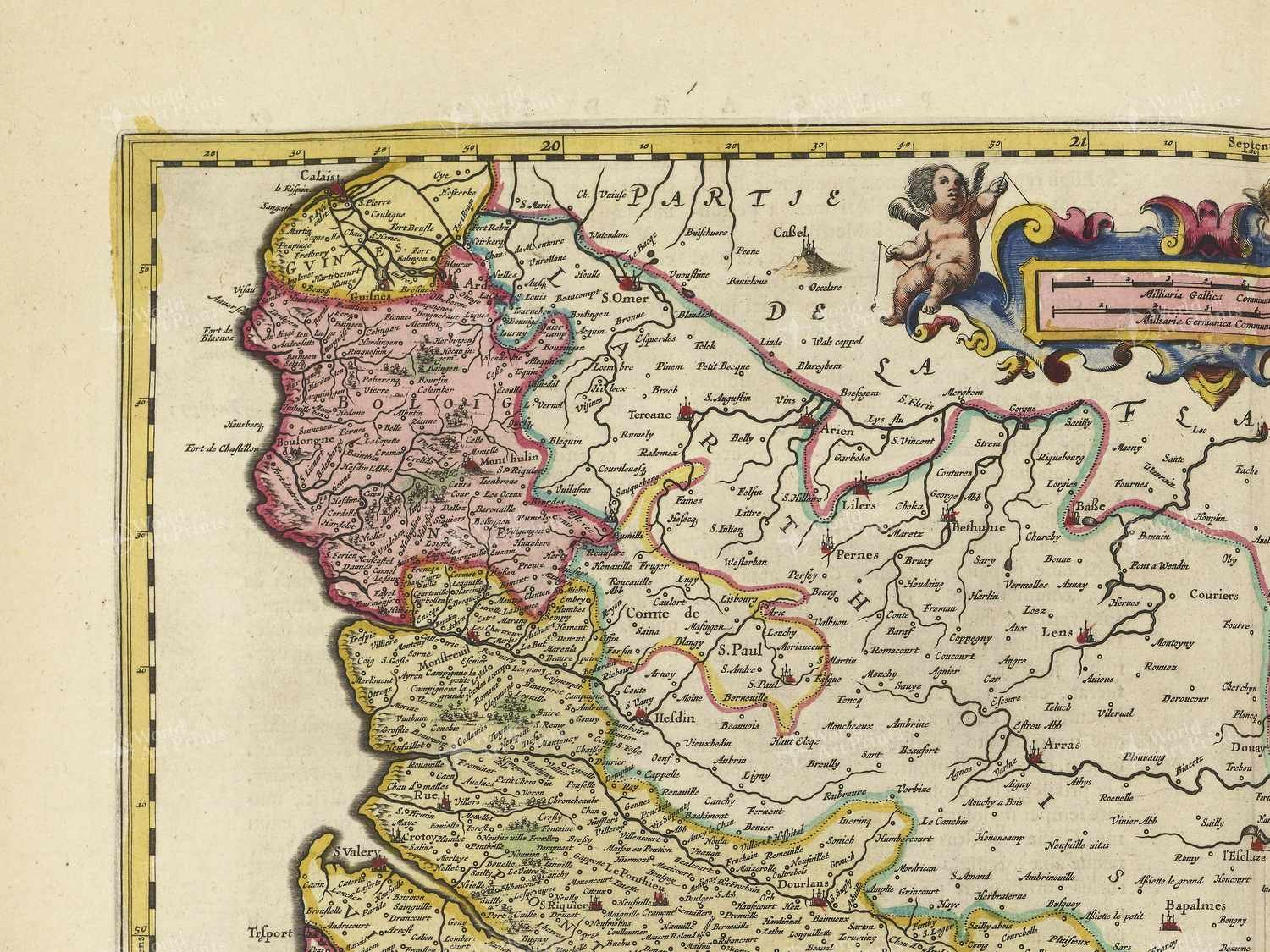Map top left quadrant
