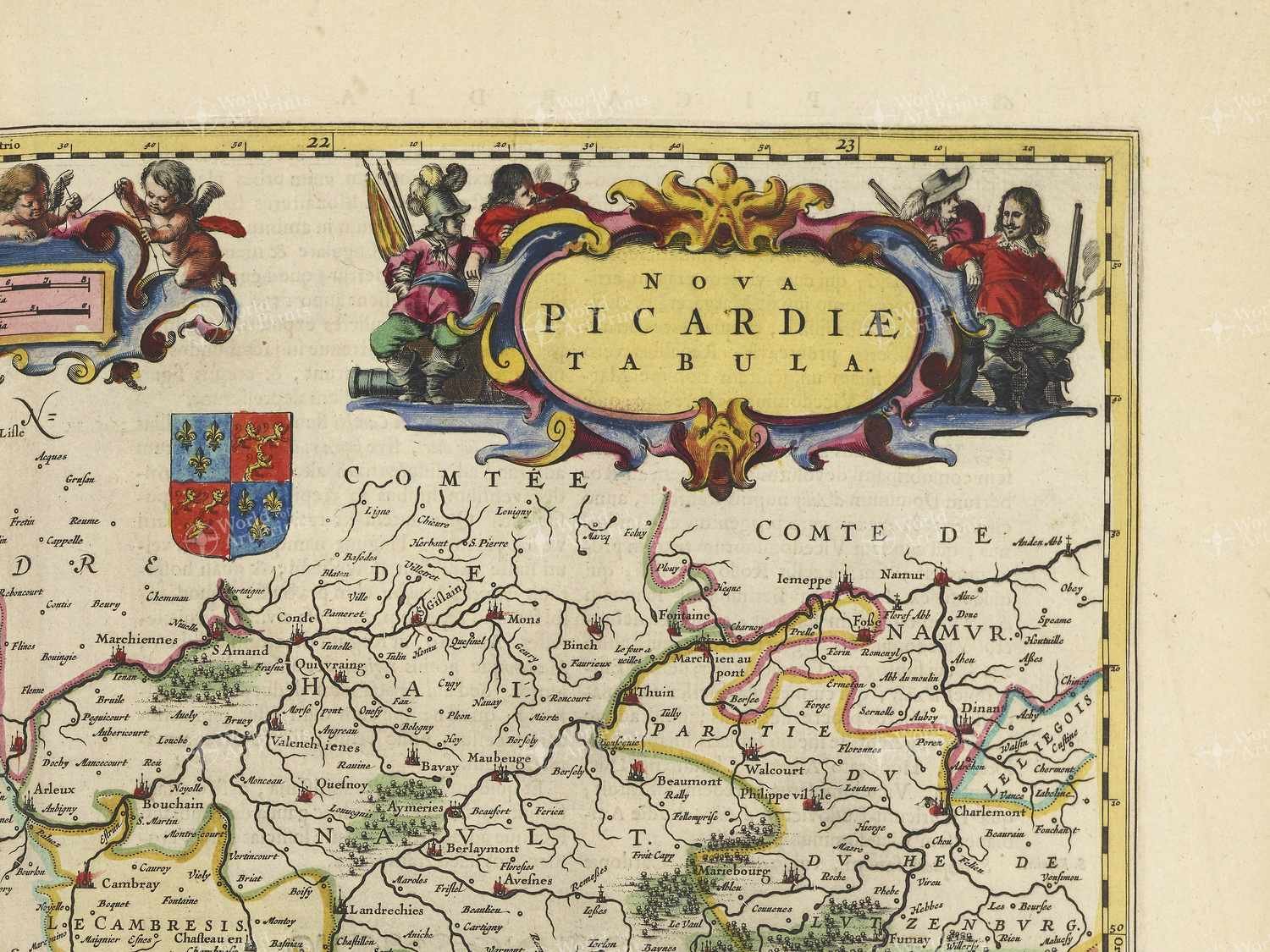 Map top right quadrant