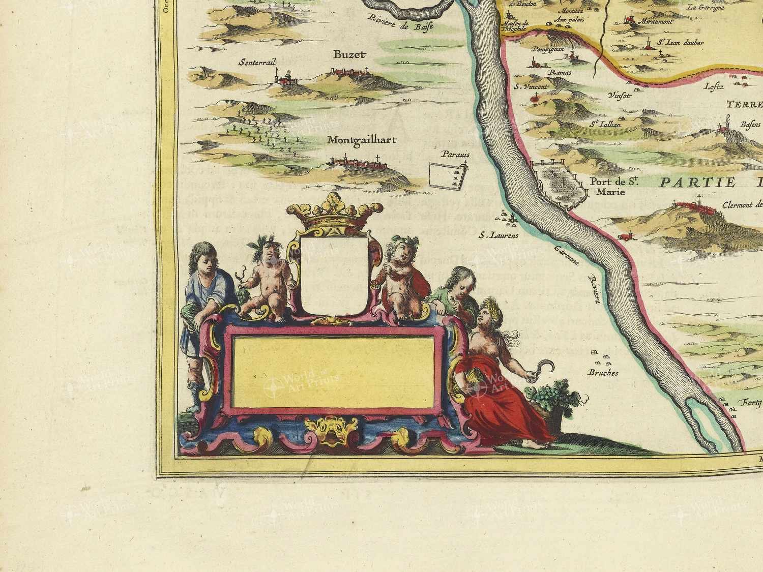 Map bottom left quadrant