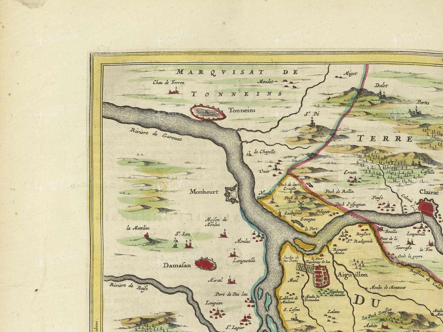Map top left quadrant