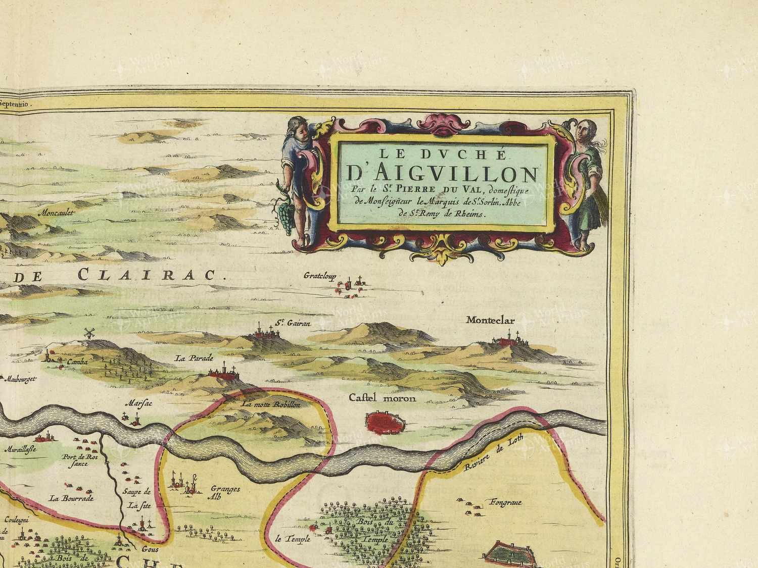 Map top right quadrant