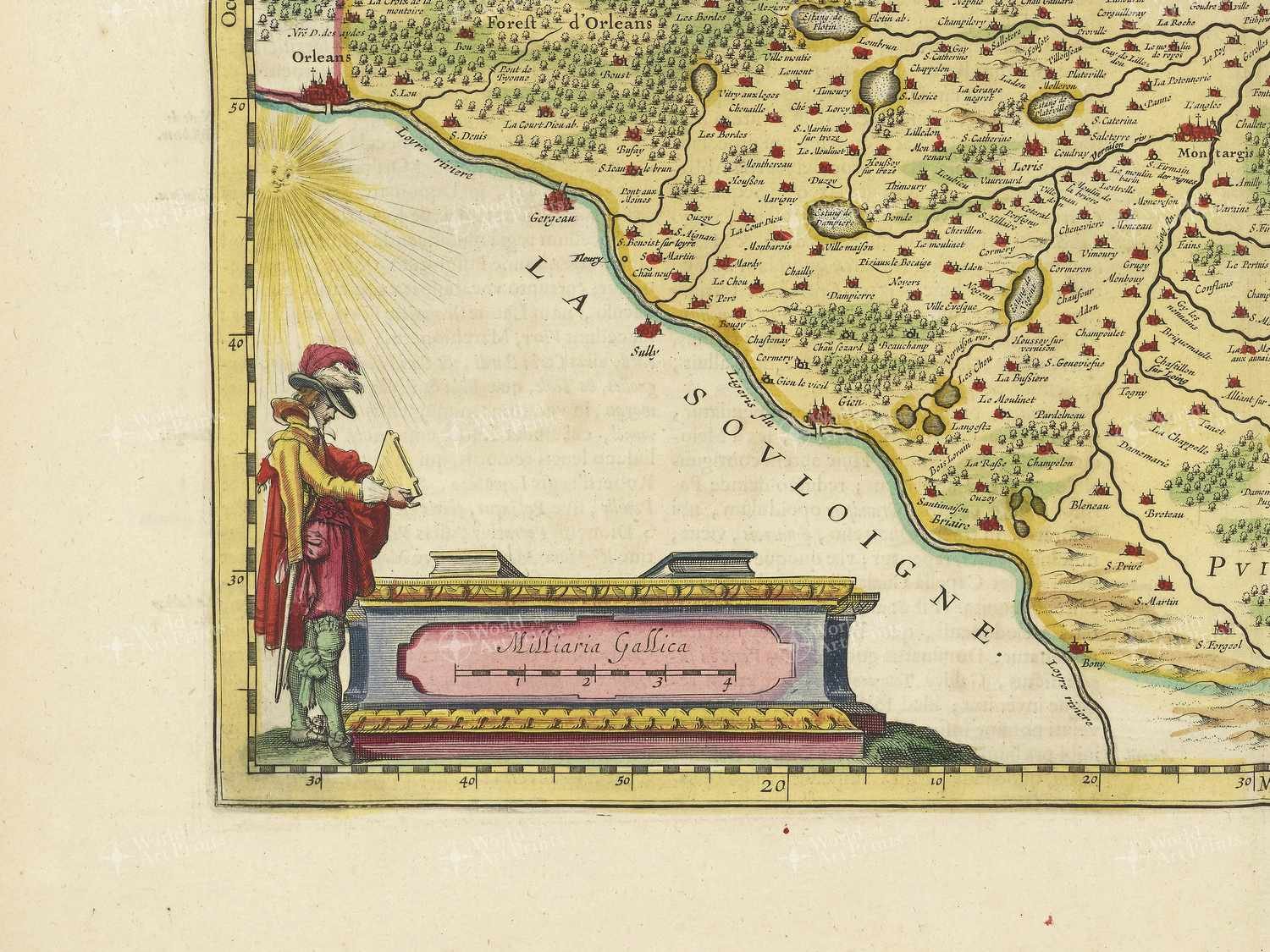 Map bottom left quadrant