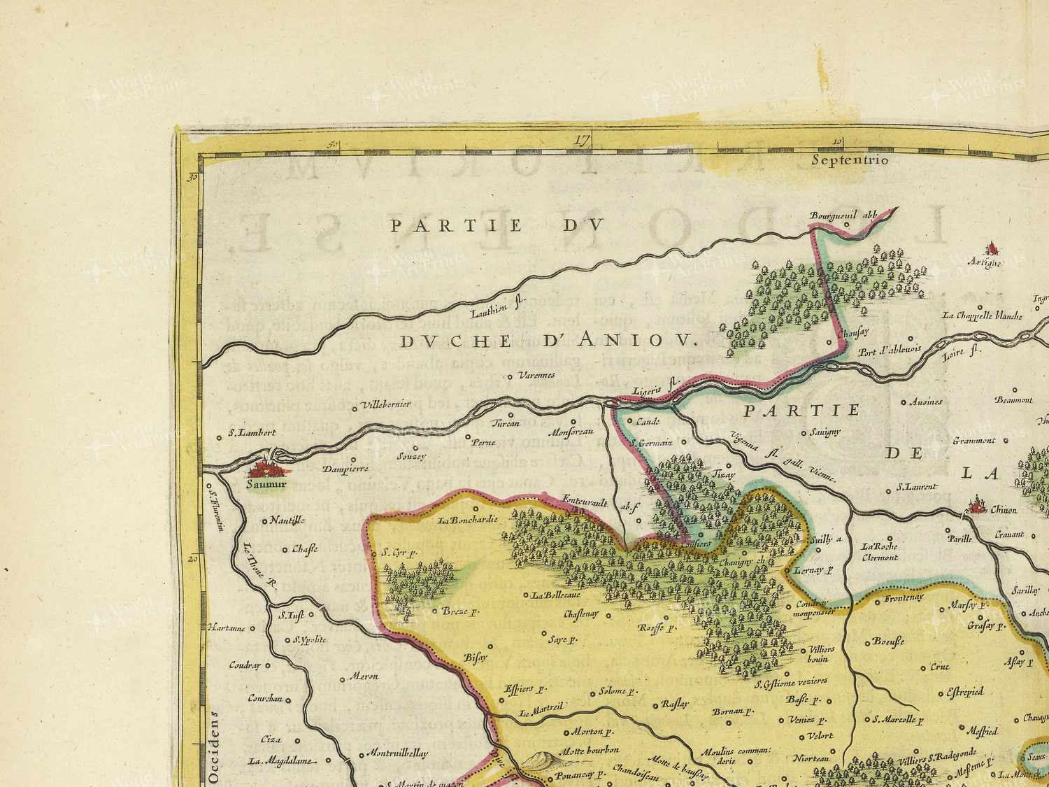 Map top left quadrant