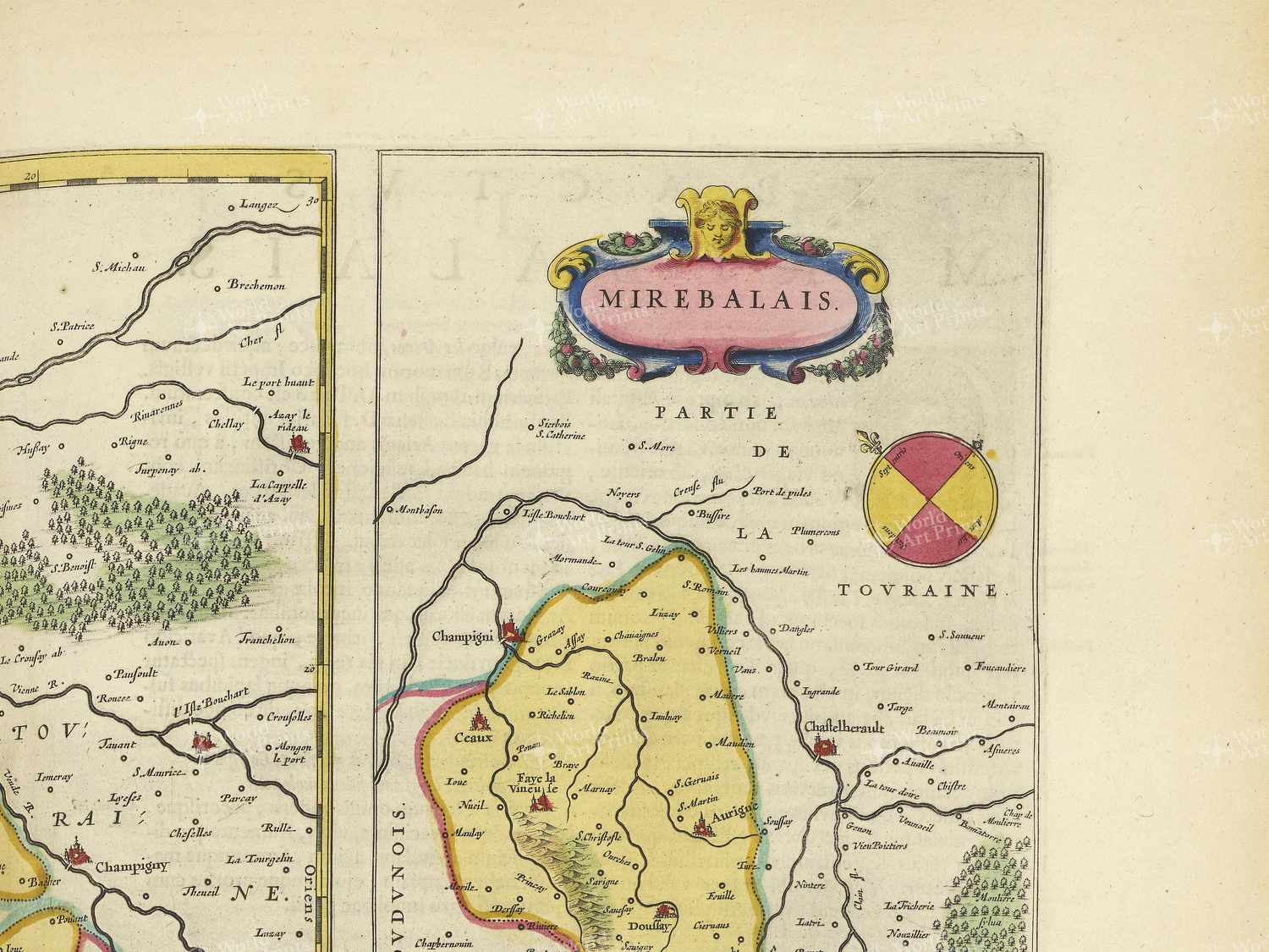 Map top right quadrant