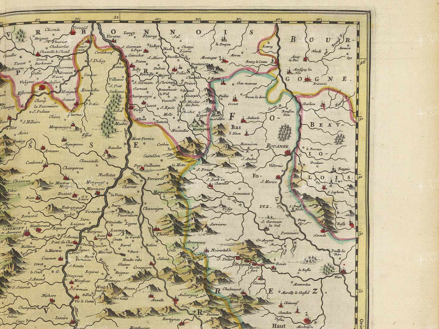Map top right quadrant