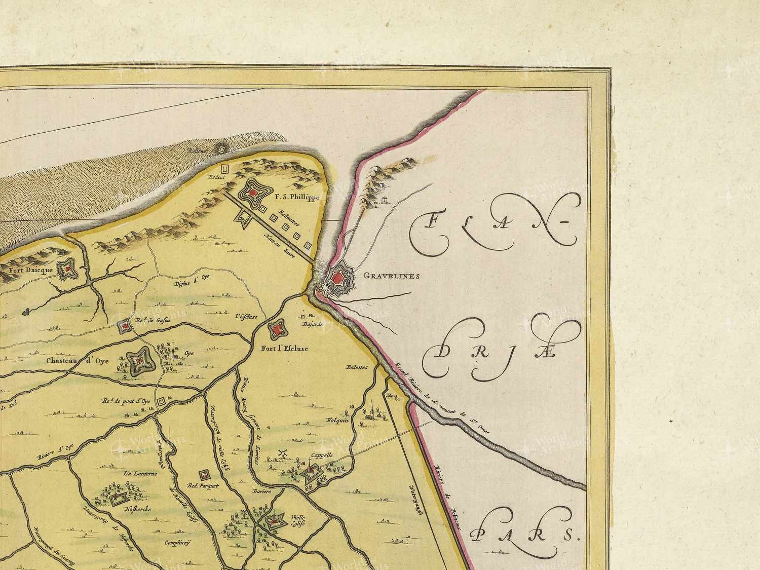 Map top right quadrant