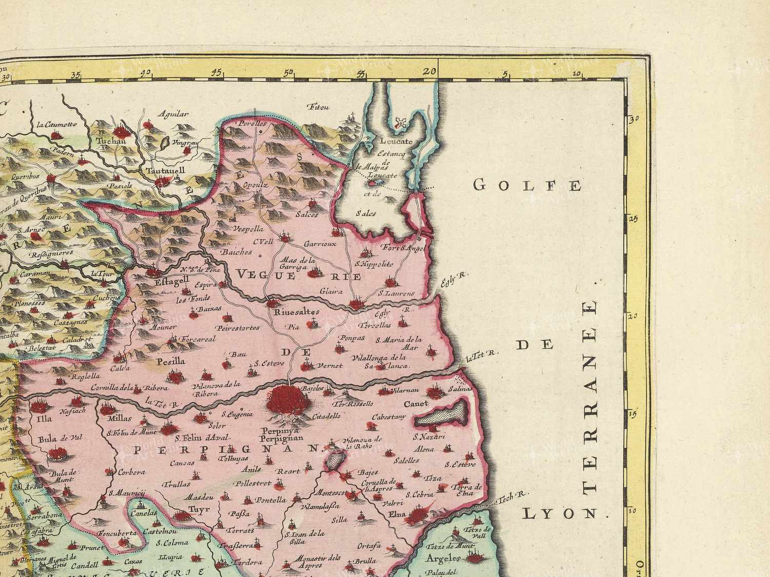 Map top right quadrant