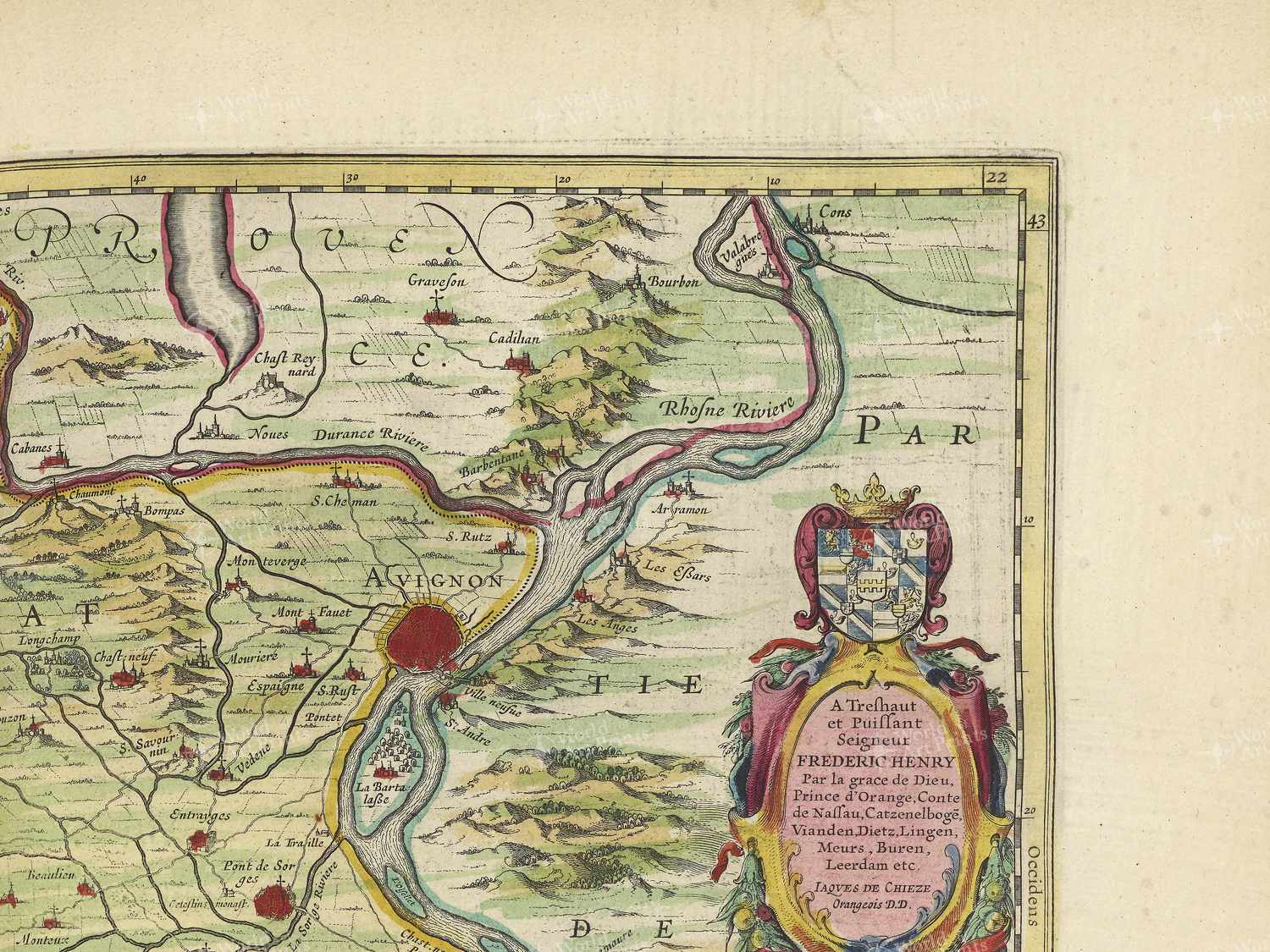 Map top right quadrant