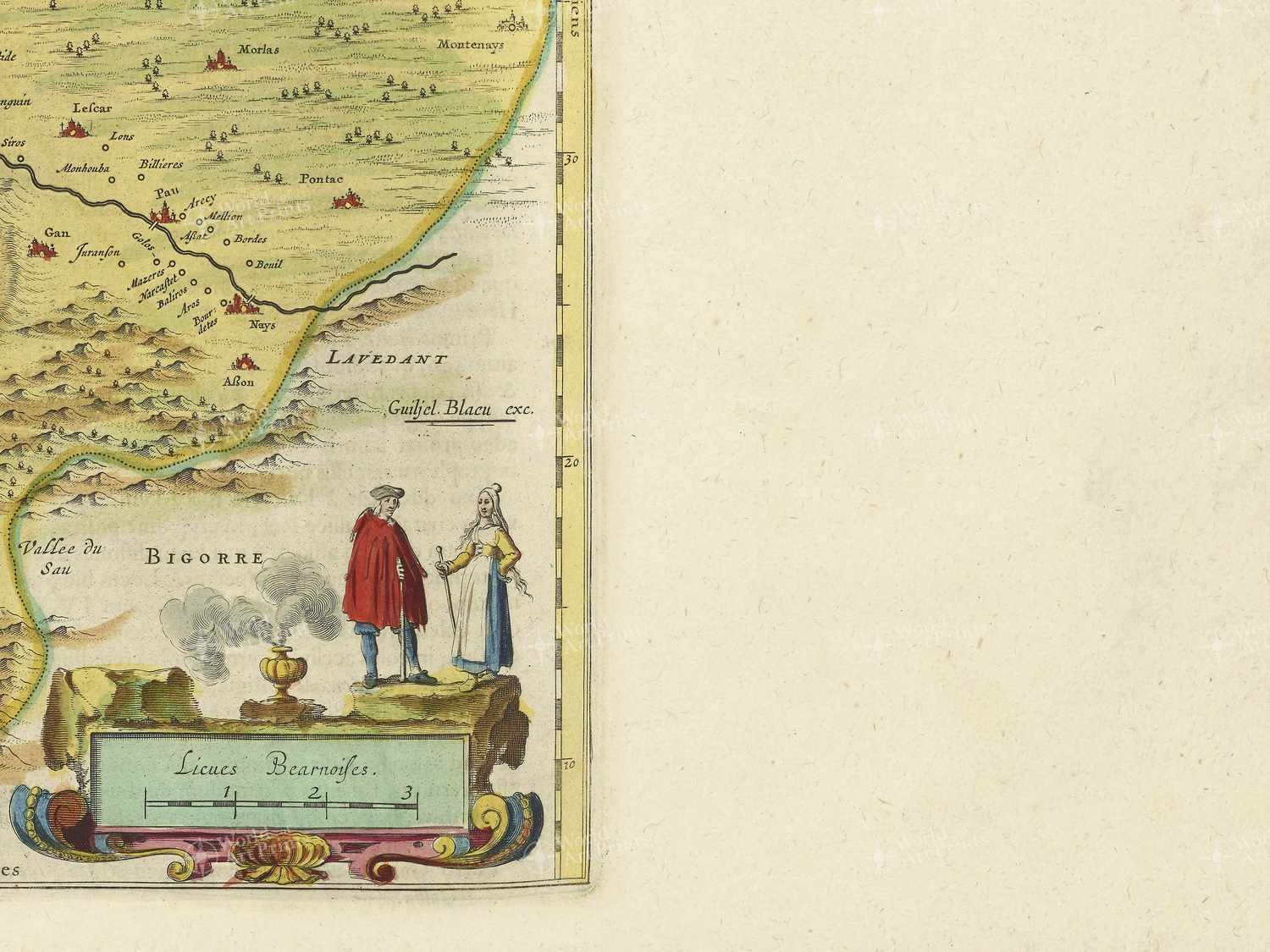 Map bottom right quadrant