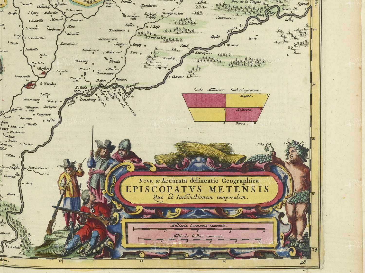 Map bottom right quadrant