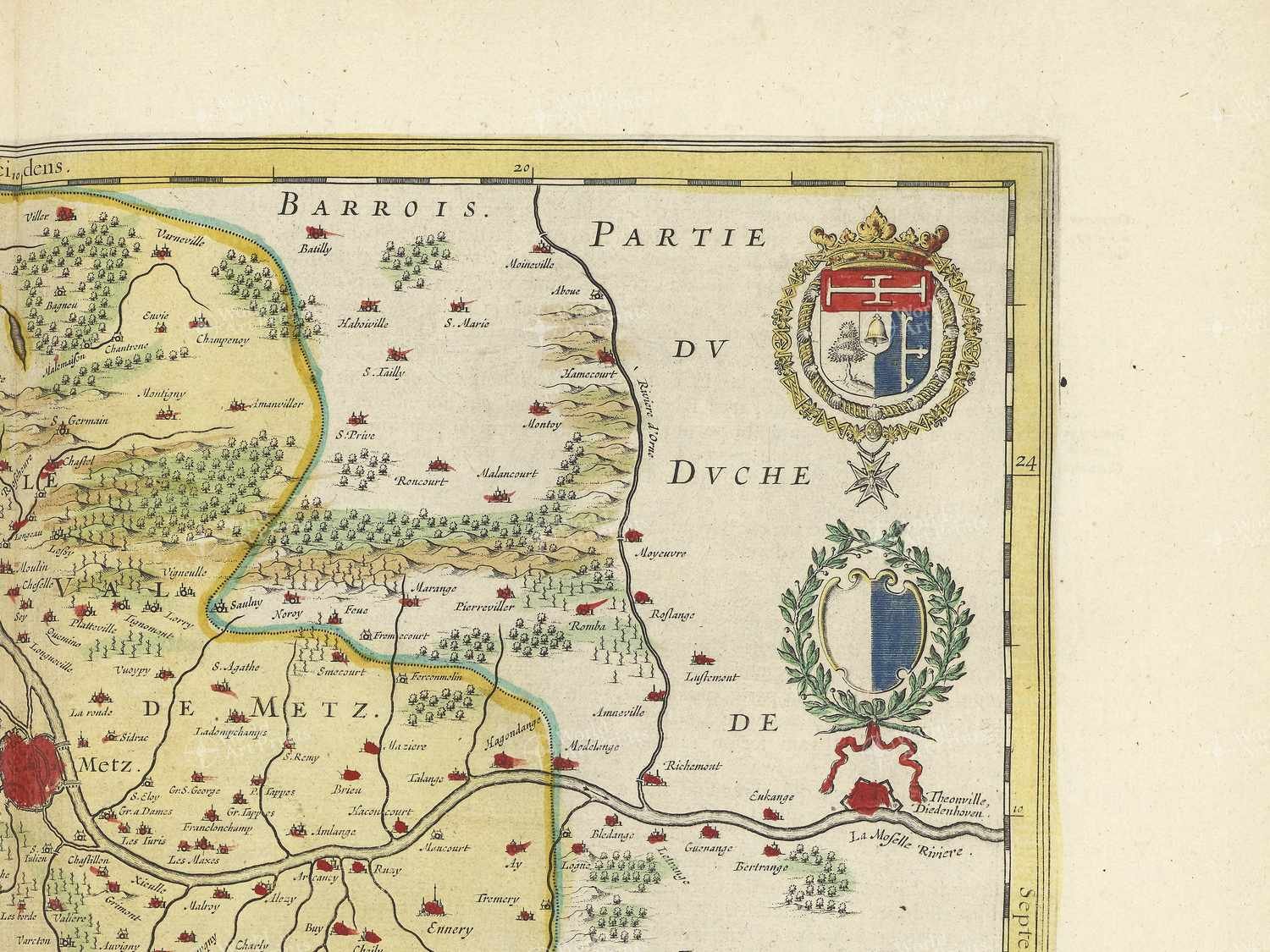 Map top right quadrant
