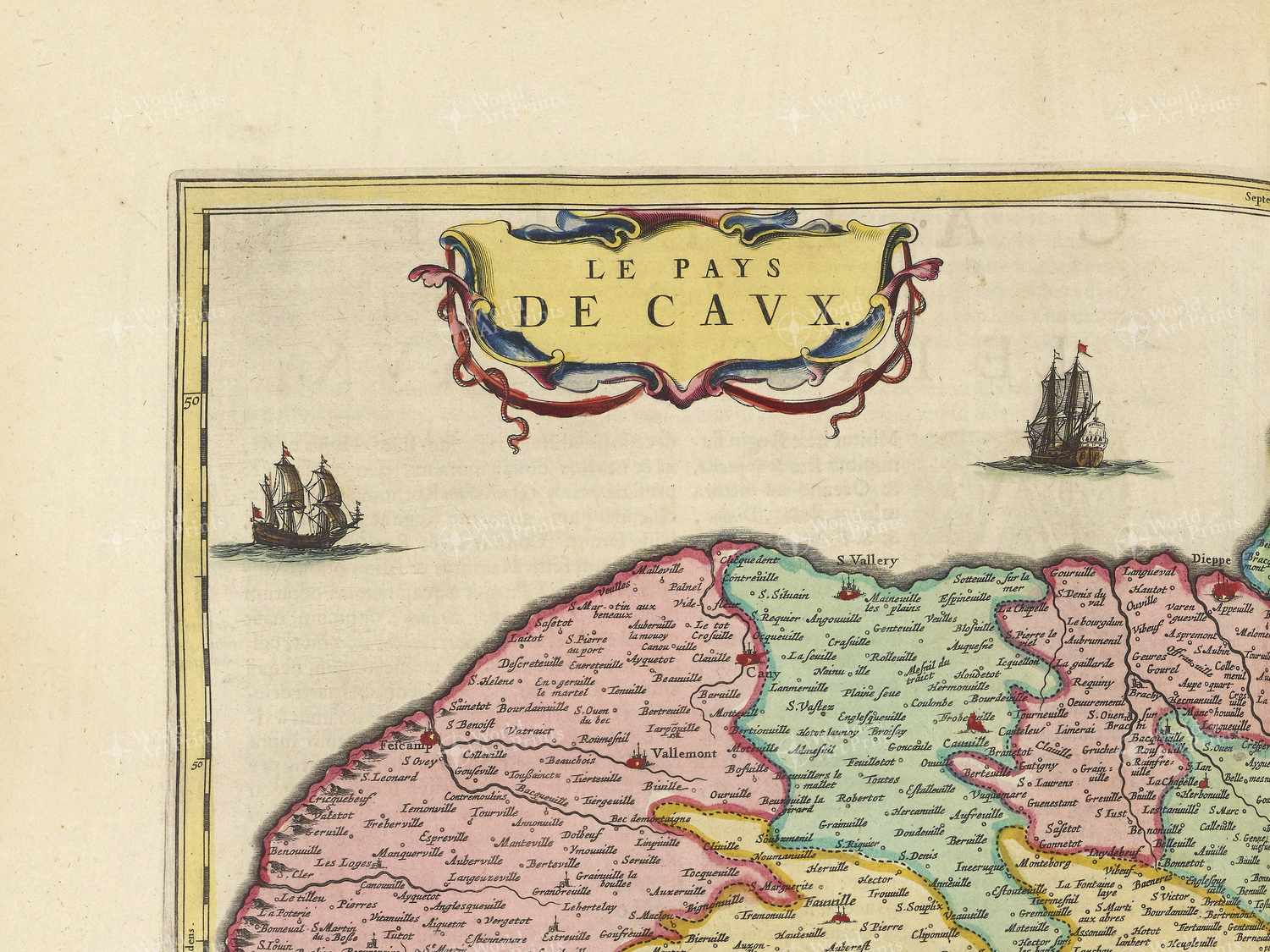 Map top left quadrant