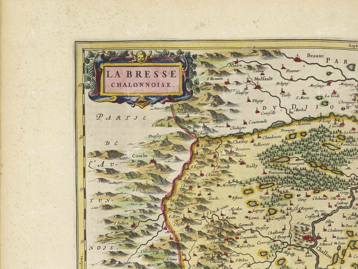Map top left quadrant