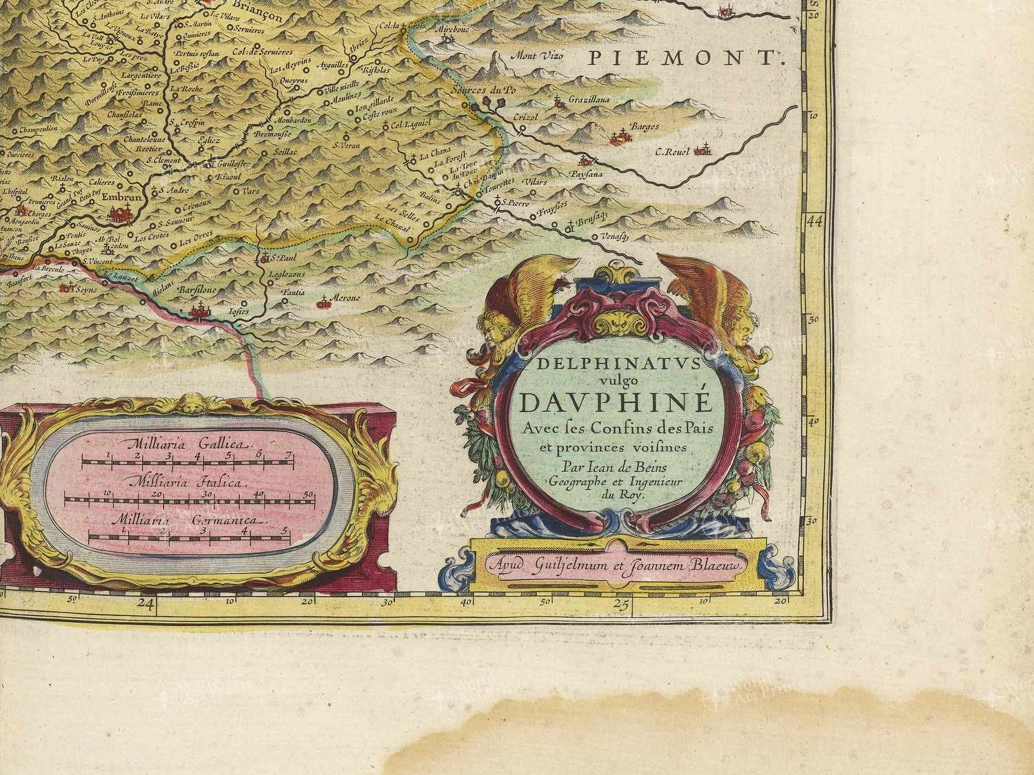 Map bottom right quadrant