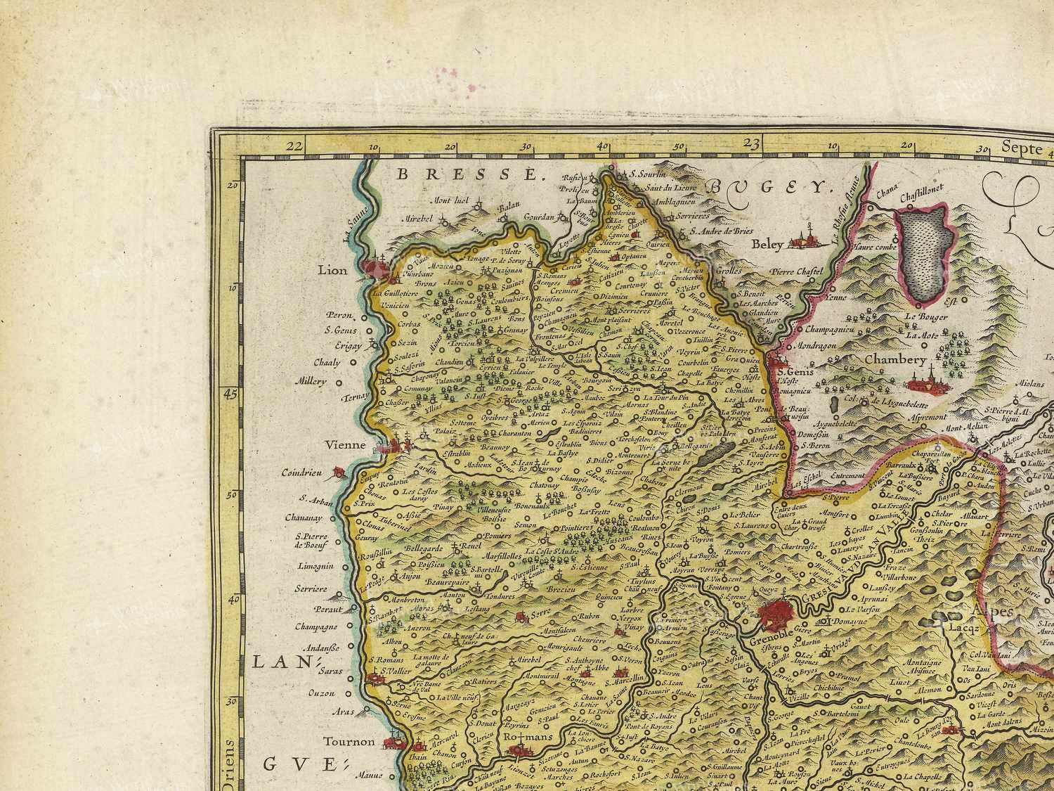 Map top left quadrant